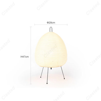 Japanese Design Paper Table Lamp