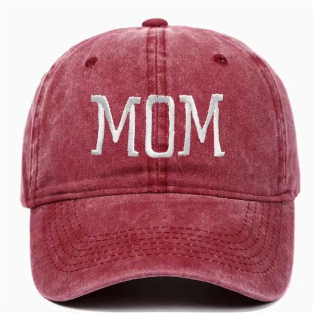 DAD MOM Embroidery Cotton Baseball Cap