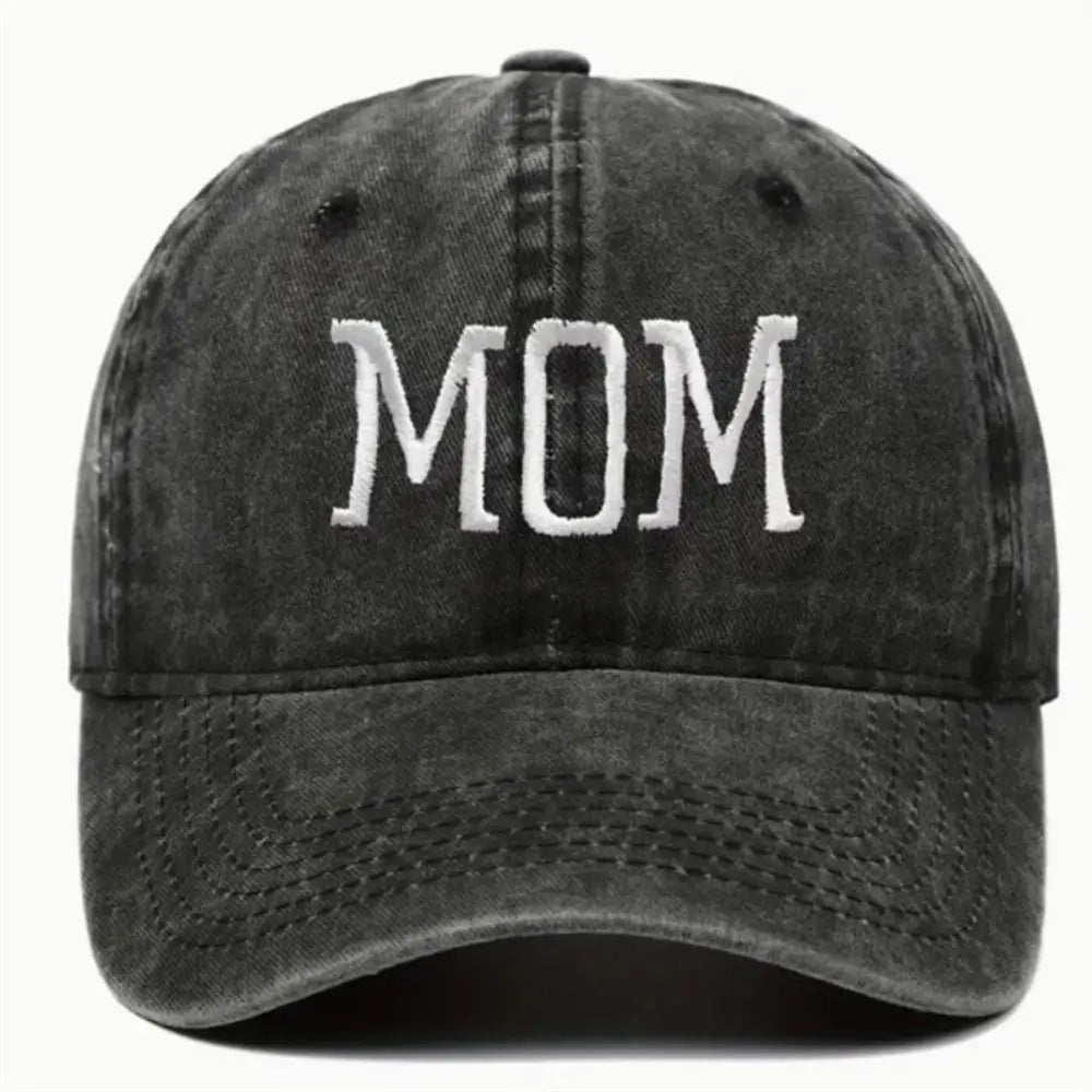 DAD MOM Embroidery Cotton Baseball Cap